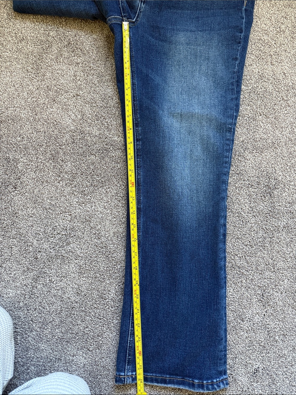 Loverlet Dark Blue Straight-Leg Woman's Jeans - Picture 5 of 8